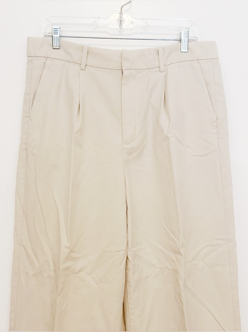 Madewell Slouchy Straight Pleated Pants - Picture 7 of 9